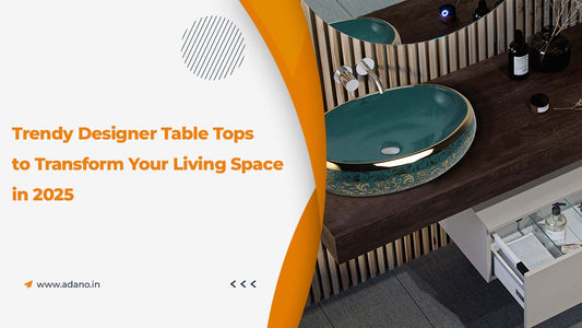 Trendy Designer Table Tops to Transform Your Living Space in 2025