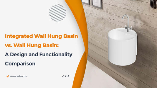 Integrated Wall Hung Basin vs. Wall Hung Basin: A Design and Functionality Comparison