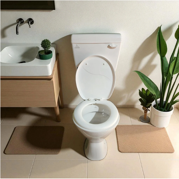 ACL-5001 COMBO Western Commode (white)